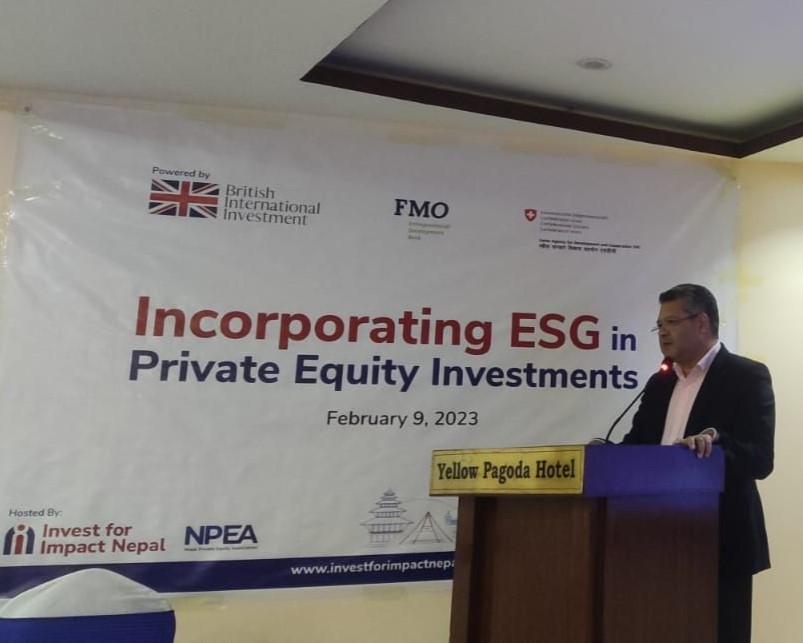 Session on Incorporating ESG in Private Equity Investments