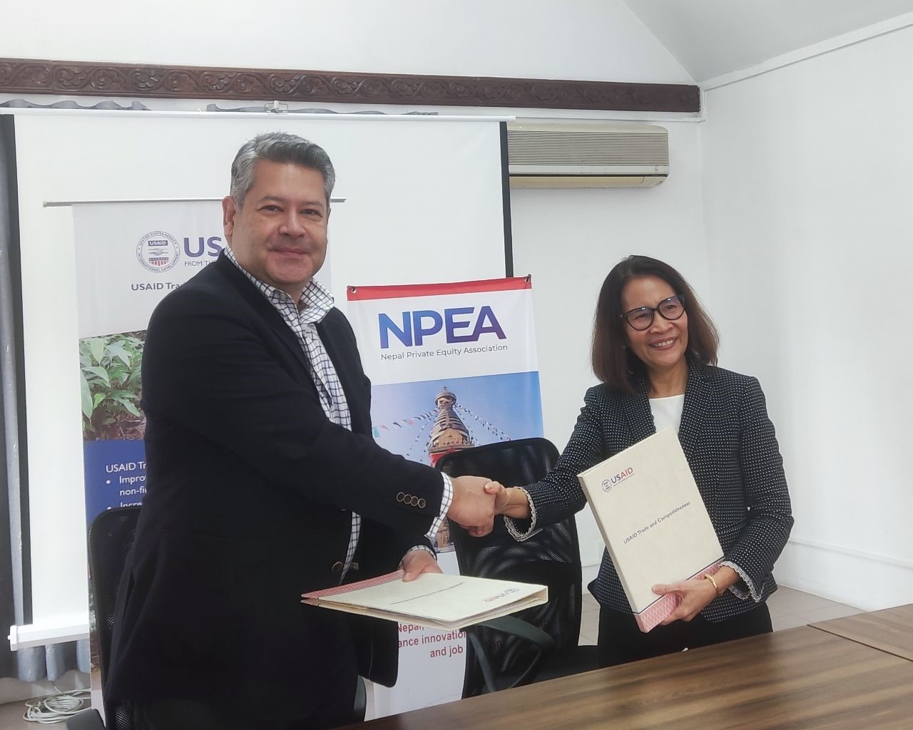 Letter of cooperation signed between NPEA and USAID